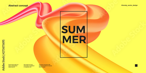 Trendy design template with fluid and liquid shapes. Abstract gradient backgrounds. Applicable for covers, websites, flyers, presentations, banners.