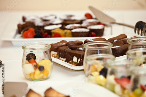 Lecker Desserts für eine Hochzeit