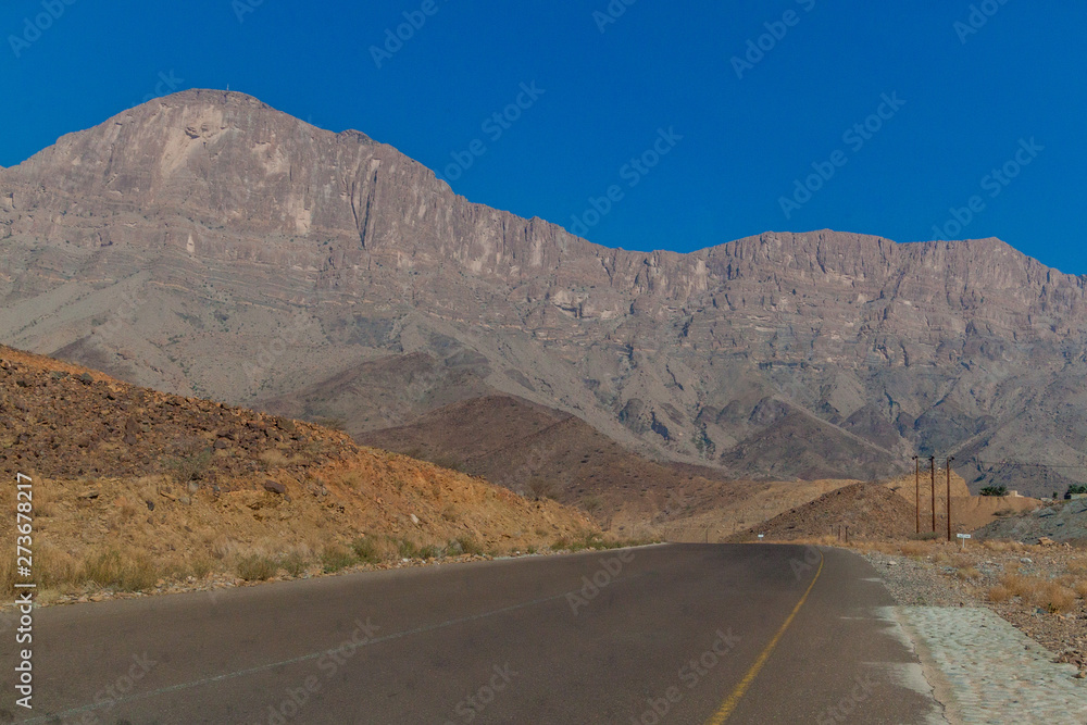 Road near Al Hamra, Oman