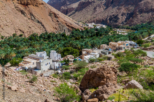 Small village in Wadi Tiwi valley, Oman