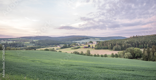 Erlbach/Vogtland zur Abendstunde