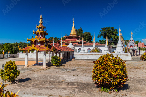 Temple in Maing Thauk village near Inle lake, Myanmar photo