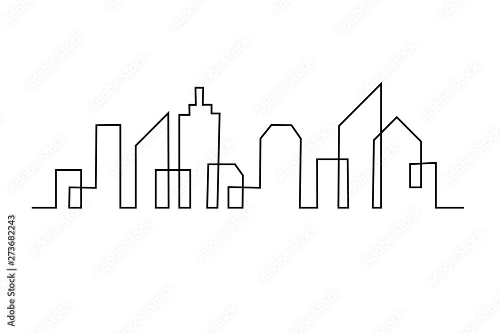 city skyline vector illustration design