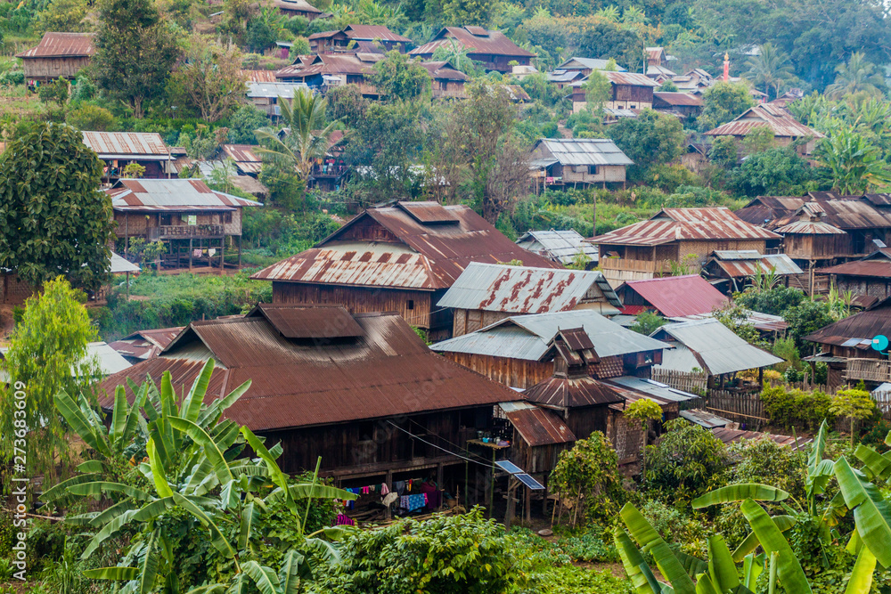 Small village near Hsipaw, Myanmar