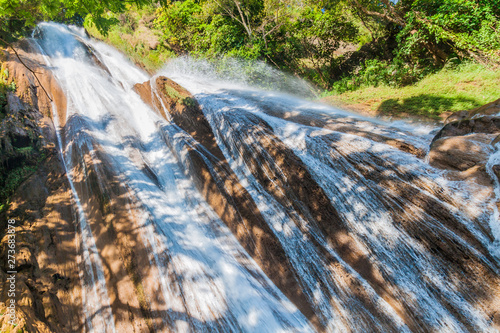 Nam Tuk waterfall near Hsipaw, Myanmar