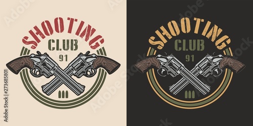 Colorful military label