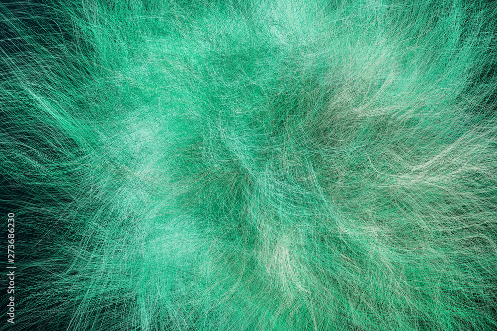 Obraz premium Artistic look abstract of fur, dreamy background. Closeup, 3D rendering & illustration.