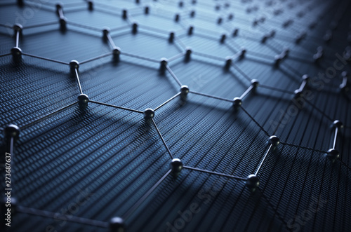 Graphene Hexagonal Atomic Connection Science Technology