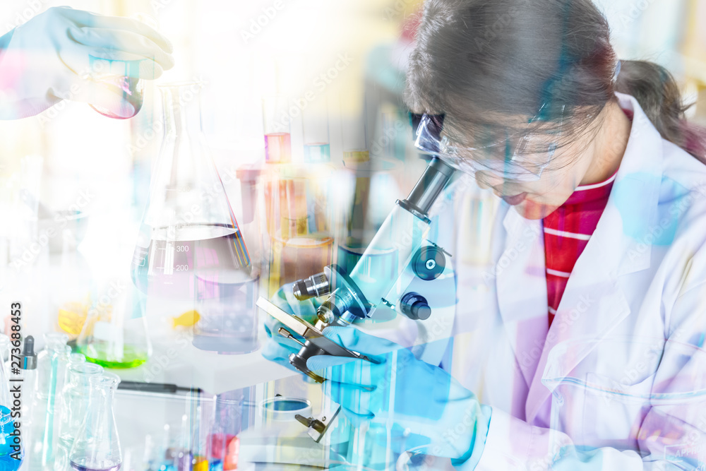 Fototapeta premium laboratory research concept
