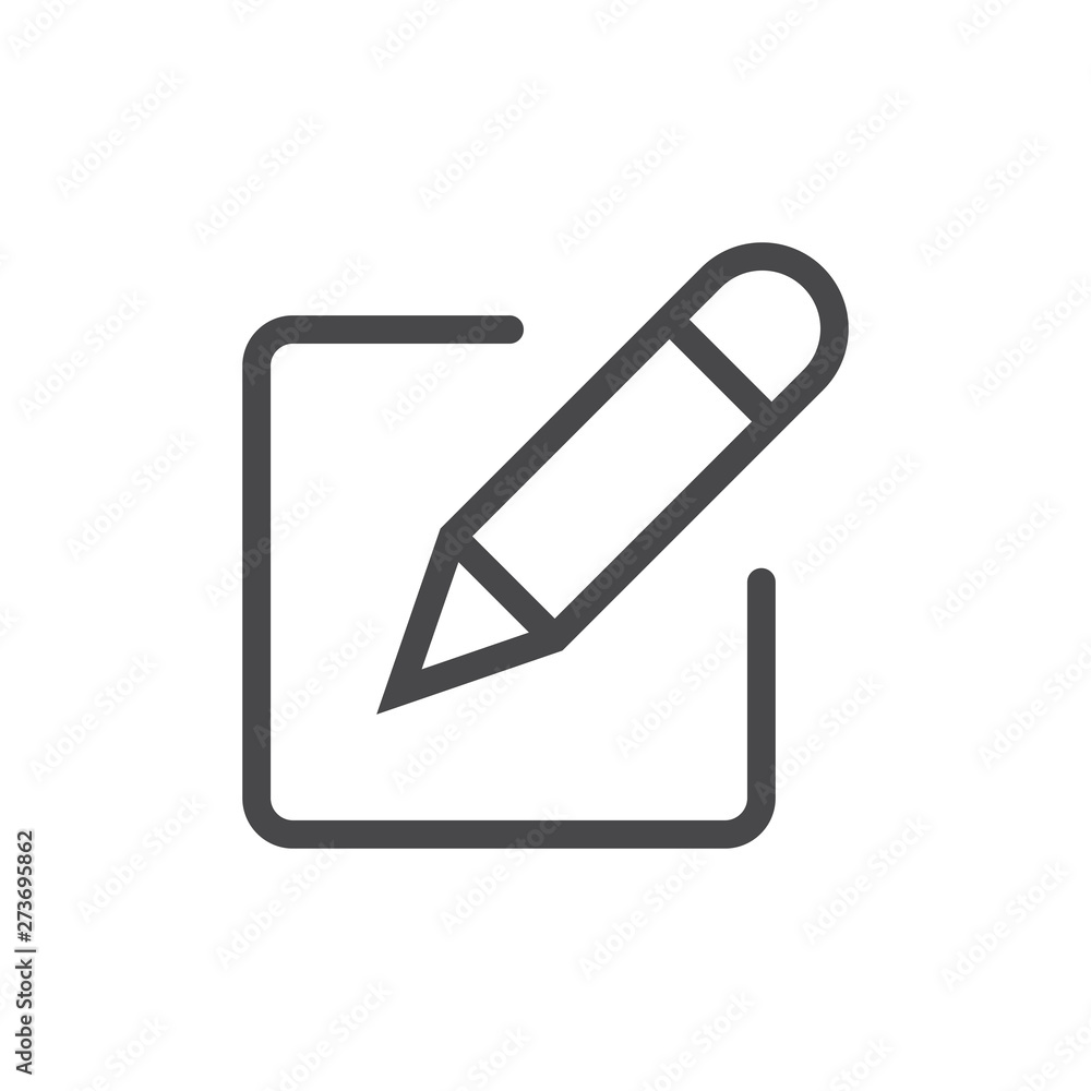 Edit icon vector grey. Pencil icon. sign up Icon vector Edit icon vector grey. Pencil icon. sign up Icon vector