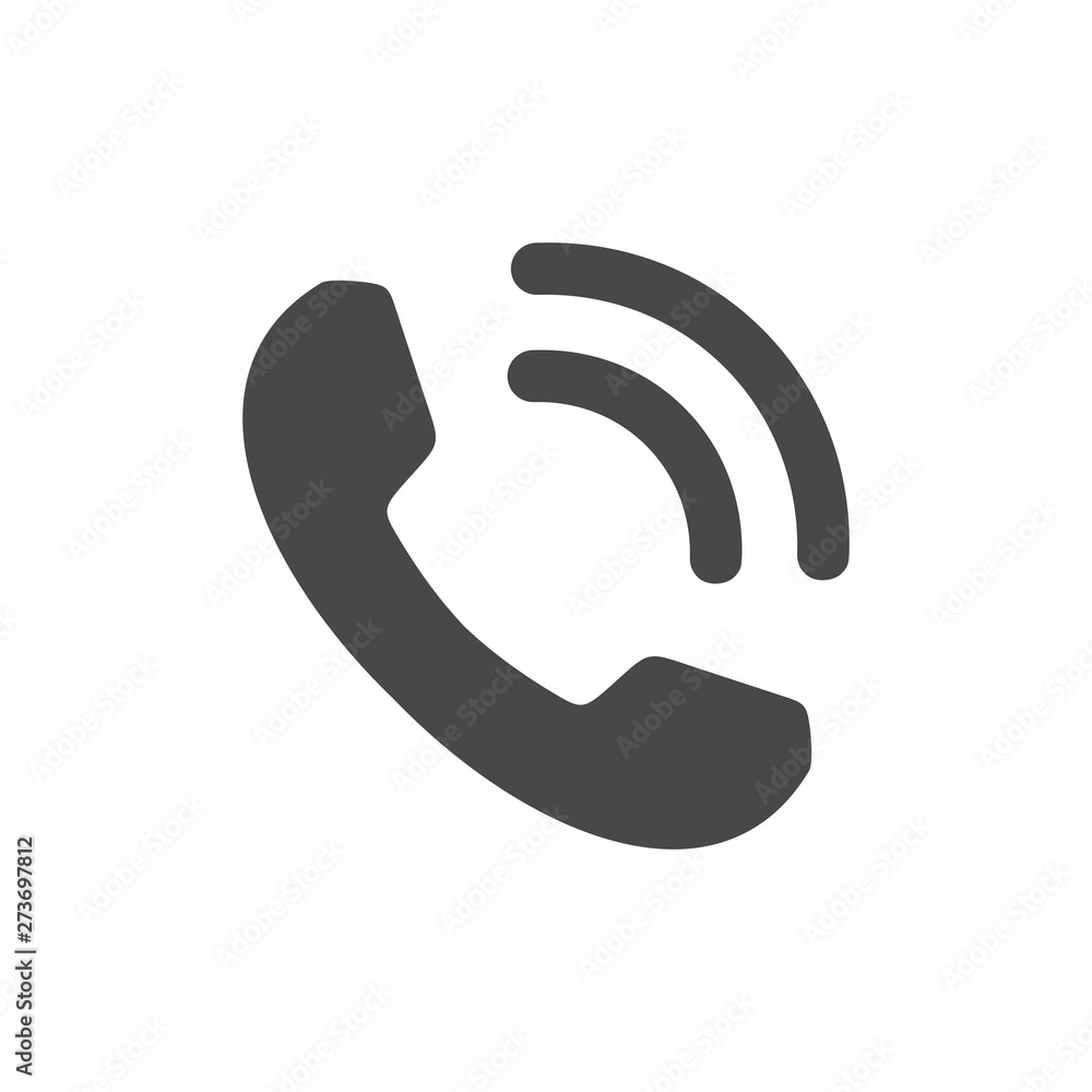 Call icon vector grey. Phone icon vector. telephone icon Call icon vector grey. Phone icon vector. telephone icon