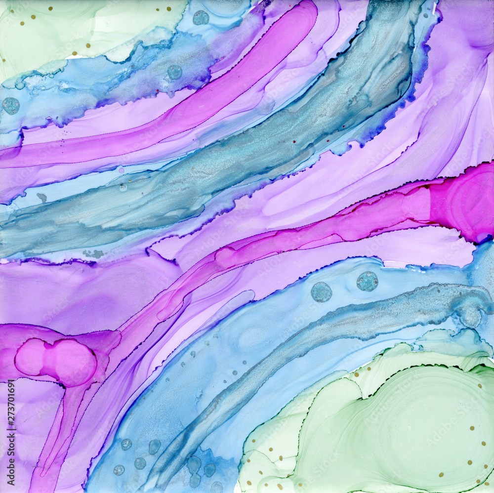 Pastel Ink Abstract Art Background