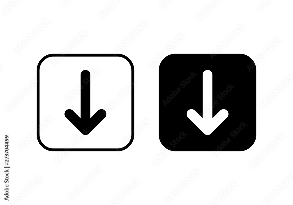 Arrow icon vector. Arrow symbol. navigation icon vector Arrow icon vector. Arrow symbol. navigation icon vector