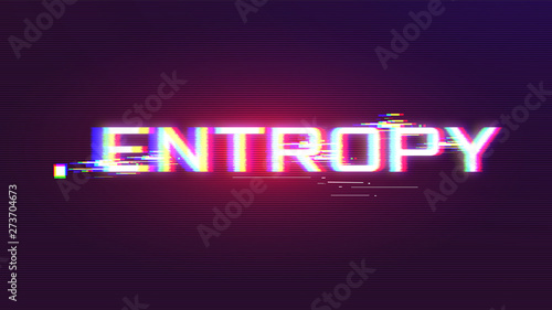 Entropy Glitch Effect Vector with Vivid Colors