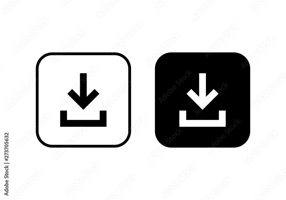Download icon vector. Downloading vector icon Download icon vector. Downloading vector icon
