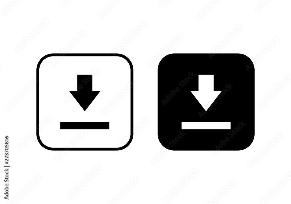 Download icon vector. Downloading vector icon Download icon vector. Downloading vector icon