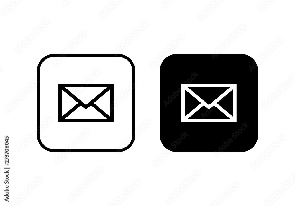 Mail icon vector. E-mail icon. Envelope illustration. Message Mail icon vector. E-mail icon. Envelope illustration. Message