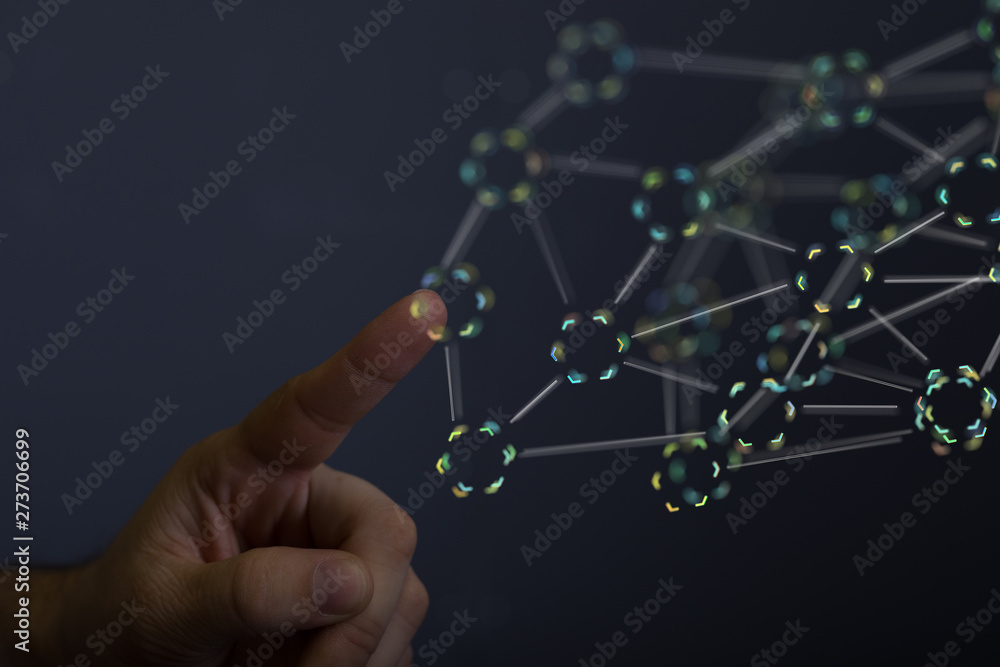 communication network digital workforce 3d communication network digital workforce 3d