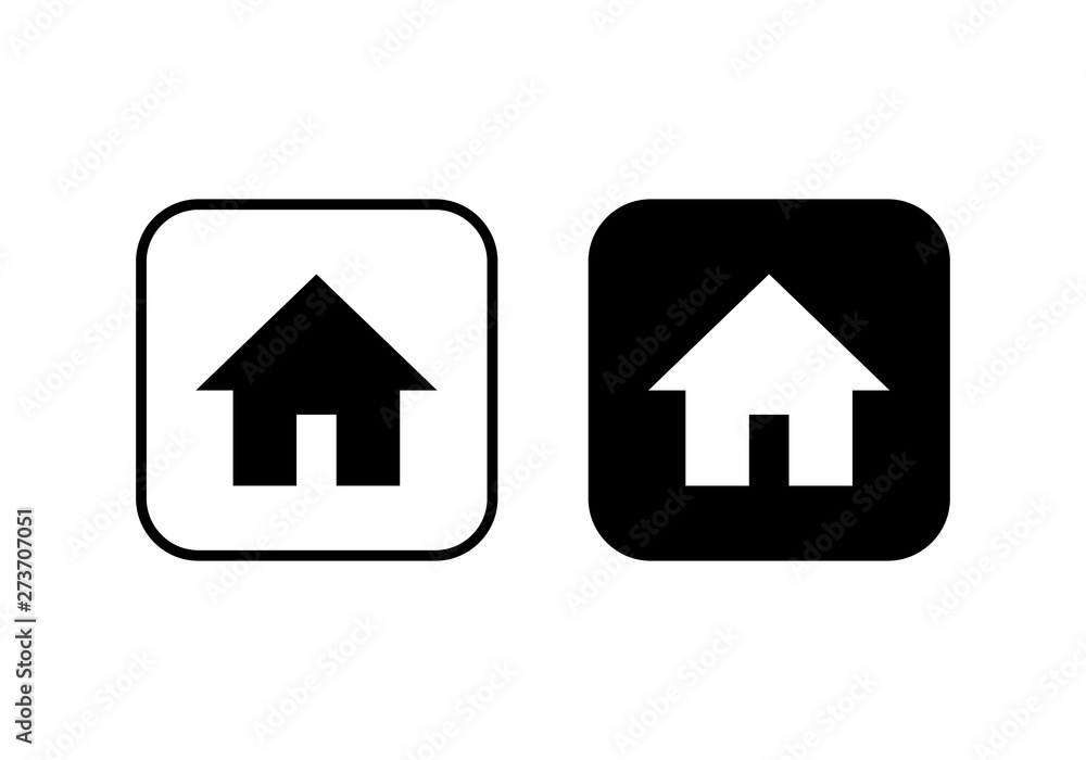 Home icon vector. House vector icon Home icon vector. House vector icon