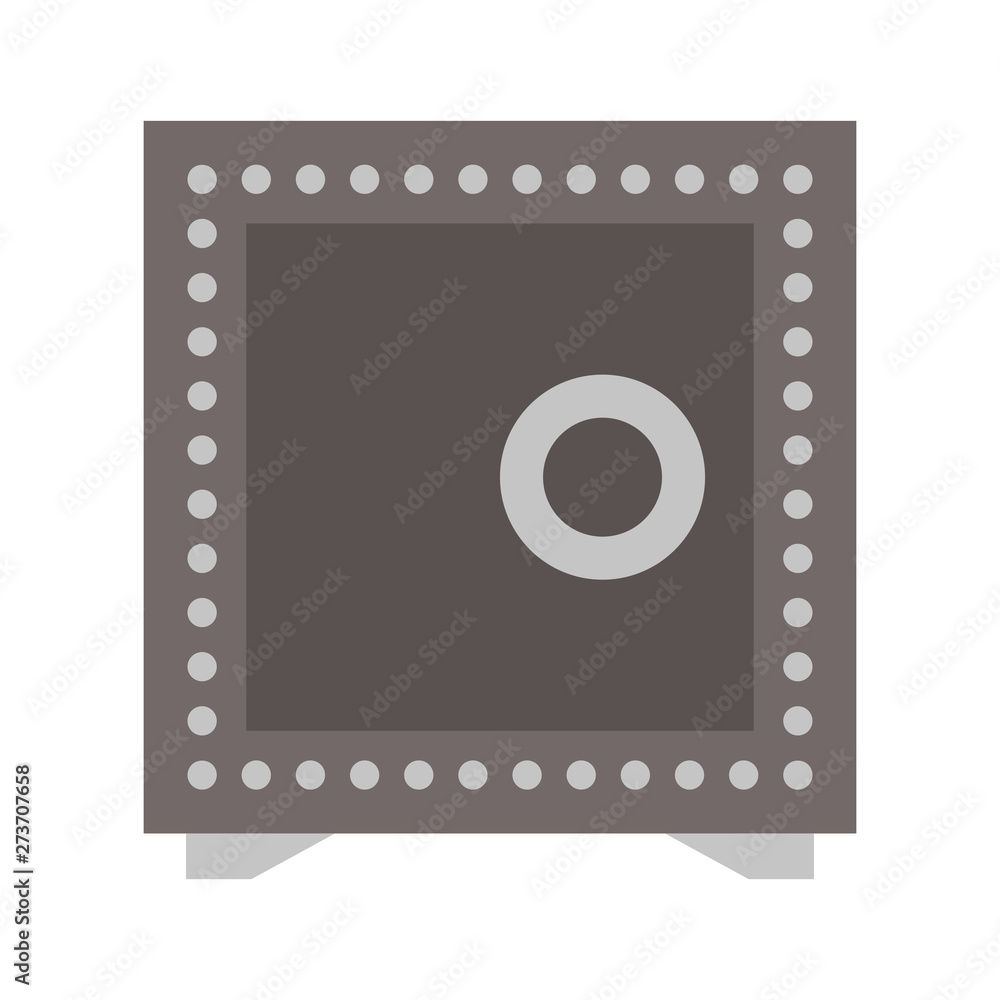 Strongbox money safety symbol isolated Strongbox money safety symbol isolated