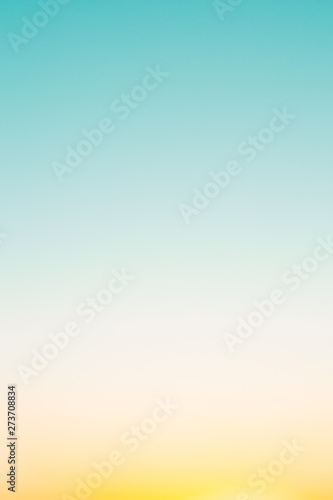 Canvas-taulu Clean sunrise gradient background with a place for text