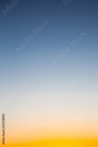 Clean sunrise gradient background with a place for text © Olga