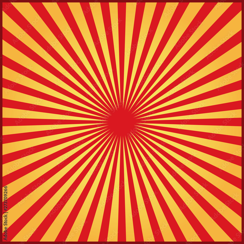 Sunburst bright red and orange. Rays, sunburst Sunburst bright red and orange. Rays, sunburst