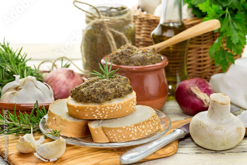 The baked, dietary, mushroom caviar