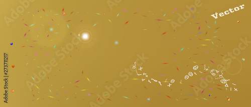 Minimal abstract ultra wide space background 