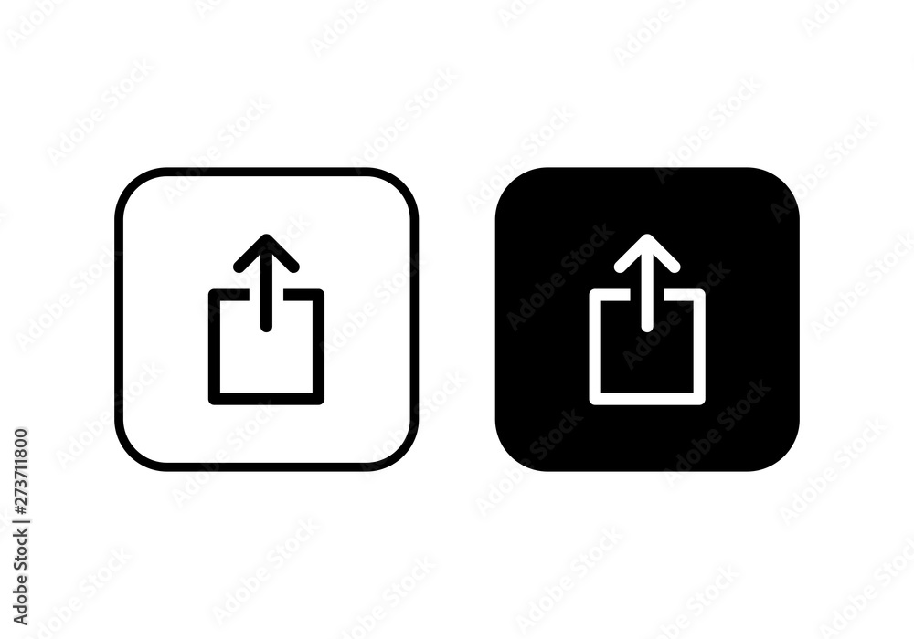 Upload icon vector. Upload sign icon. Upload button. Load symbol. Upload icon vector. Upload sign icon. Upload button. Load symbol.