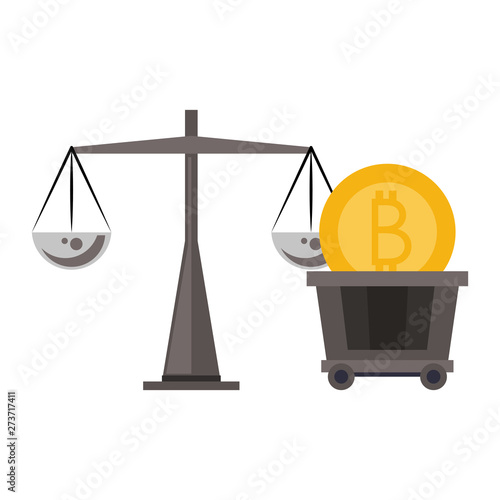 Bitcoin cryptocurrency digital money symbols