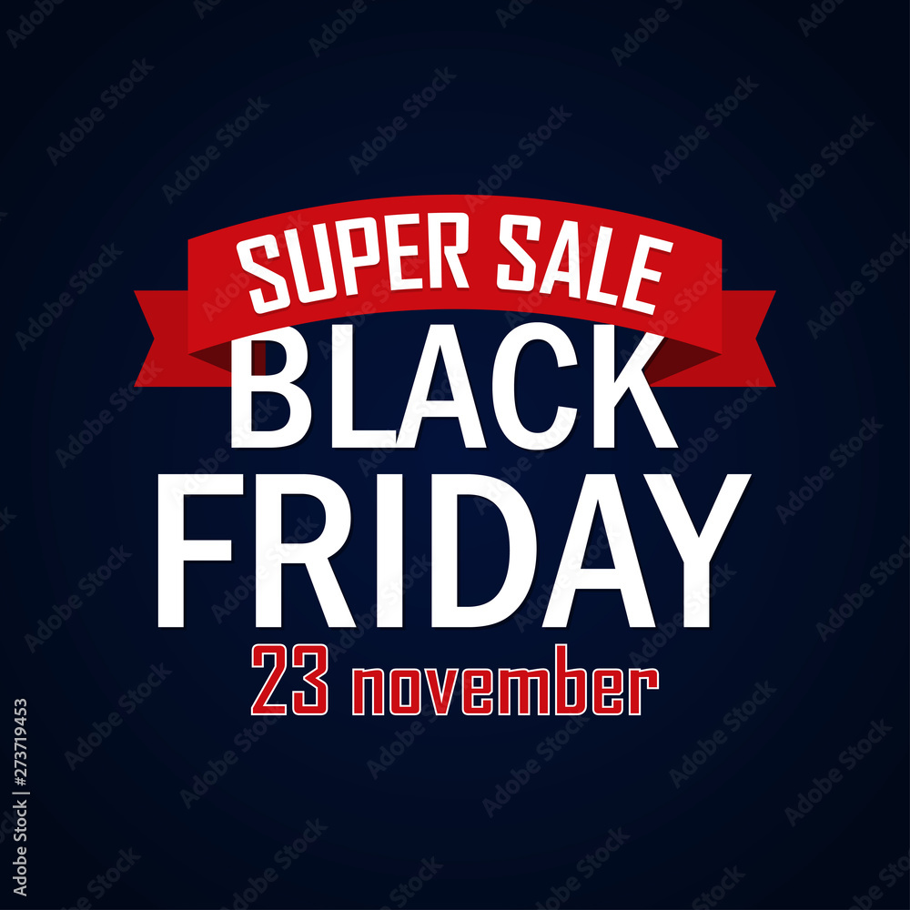 Black Friday sale inscription design template. Black Friday banner. Vector illustration Black Friday sale inscription design template. Black Friday banner. Vector illustration