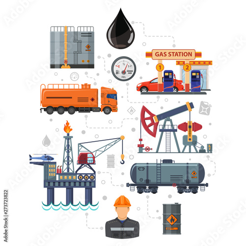 Oil Industry Infographics