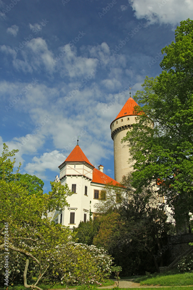 State castle Konopiste in spring State castle Konopiste in spring
