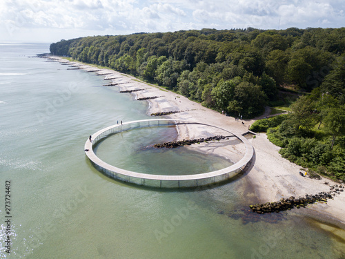 The Infinity Bridge in Aarhus, Denmark