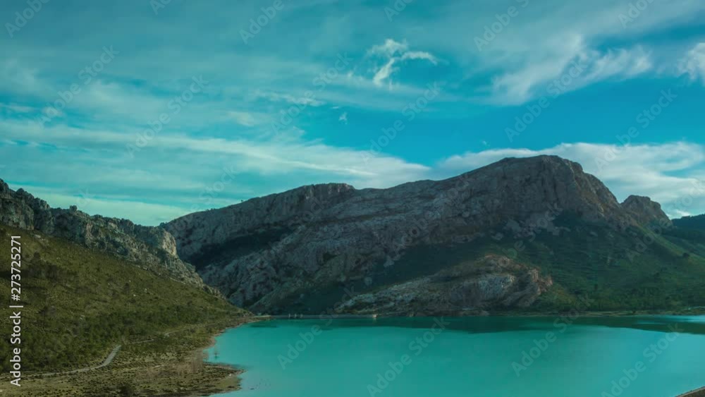 Time lapse of beautiful lake in Mallorca. Time lapse of beautiful lake in Mallorca.