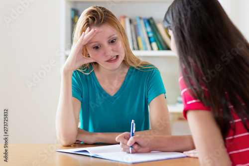 Obraz na płótnie Studenitin braucht Nachhilfe