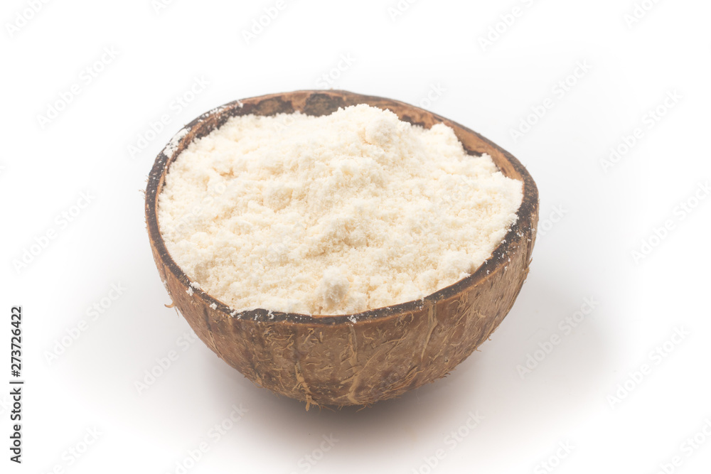 Coconut Flour in a bowl Coconut Flour in a bowl