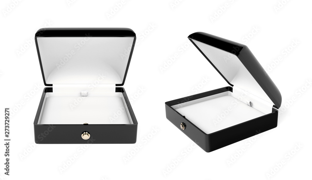 Jewelry box. 3d rendering illustration isolated Jewelry box. 3d rendering illustration isolated