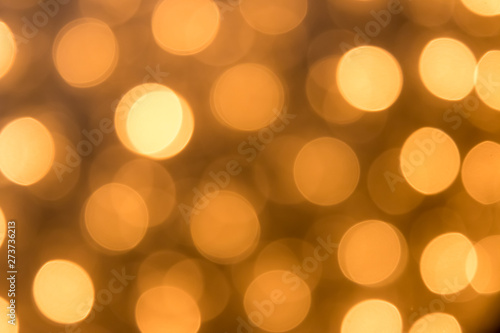 Blurry festive lights with a warm color and a beautiful bokeh.