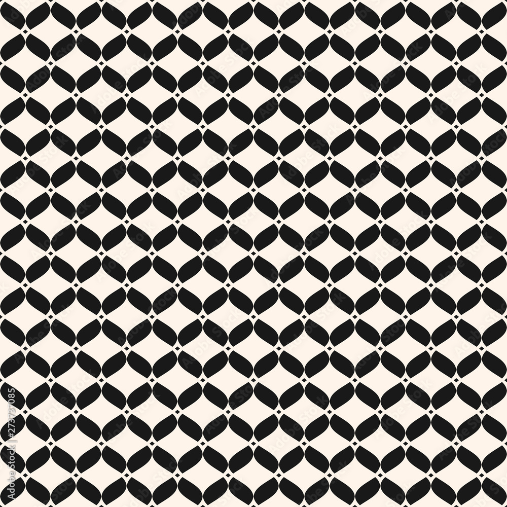 Fototapeta premium Ornamental mesh seamless pattern. Vector abstract graphic background texture