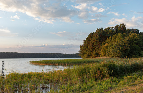 Fototapeta Naklejka Na Ścianę i Meble -  Biale lake in Augustow. Poland
