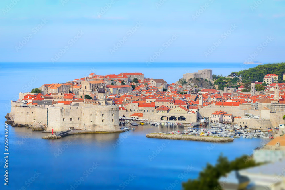Kings landing and harbour from above (Dubrovnik)