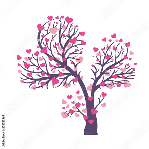 valentine s day love romantic happy gift card print heart tree