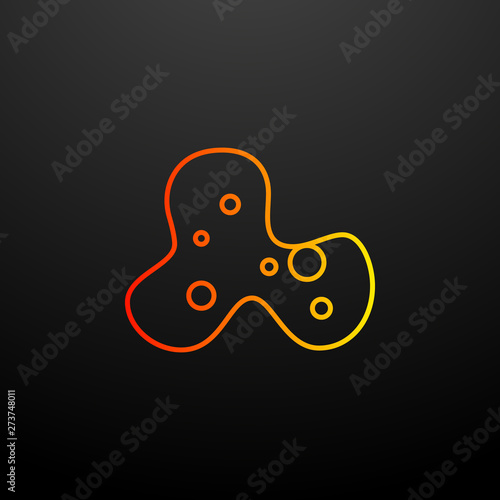 bacterium nolan icon. Elements of bacteria set. Simple icon for websites, web design, mobile app, info graphics