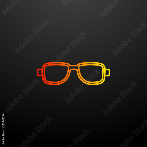 spectacles nolan icon. Elements of camping set. Simple icon for websites, web design, mobile app, info graphics