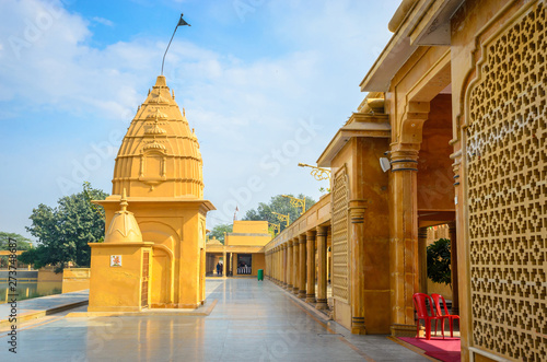 Amritsar, Punjab, India, 12 November, 2018: Temple complex  Bhagwan Valmiki Tirath Sthal or Bhagwan Valmiki Mandir near Amritsar, Punjab, India photo