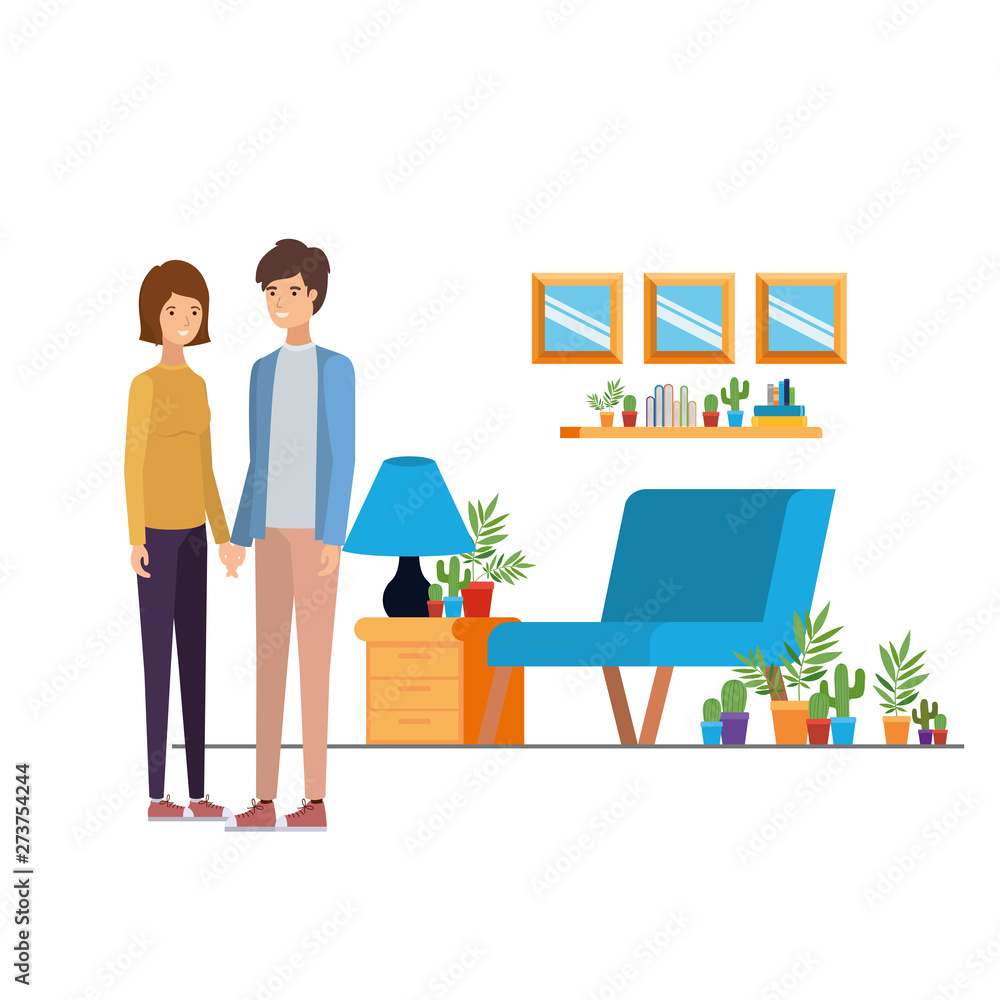 couple people standing in the work office couple people standing in the work office