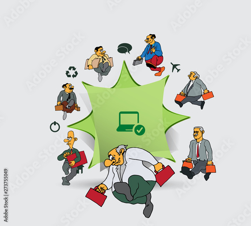Business infographic layout. Design colorful presentation templates