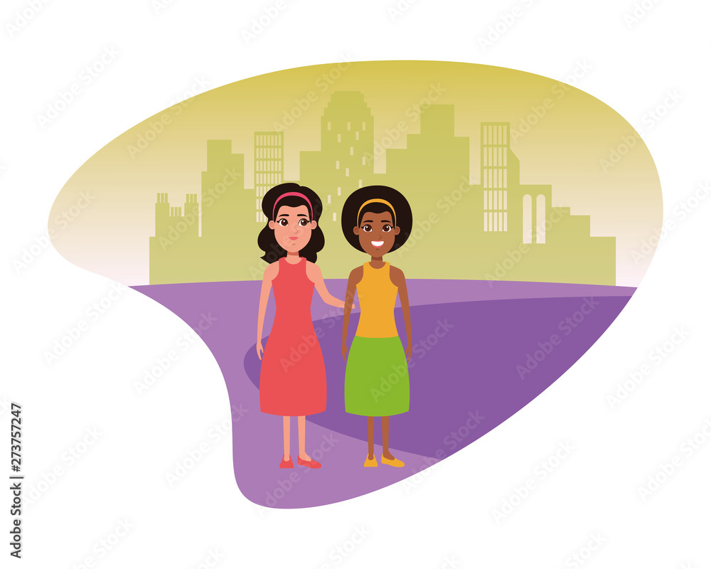 women avatar cartoon character portrait women avatar cartoon character portrait